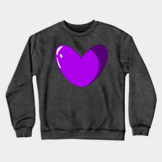 Heart #7 Crewneck Sweatshirt by Wolfgon Designs